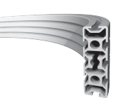 Алюминиевый конструкционный профиль изогнутый