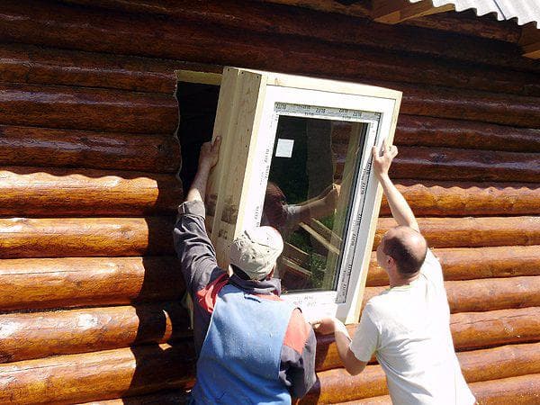 Как установить стеклопакет в деревянном доме