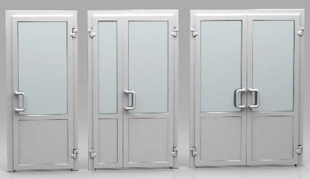 Двери ПВХ можно использовать как на улице, так и внутри помещения 