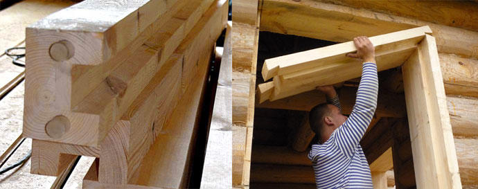 Окосячка дверных проемов в деревянном доме предназначена для того, чтобы создать опору для всего здания