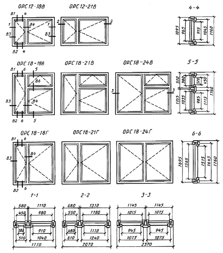 Размеры больших окон. ГОСТ на окна ОРС 18-12. Марки окон ОРС С размерами. Окно ОРС 18-18. Окна ОРС 15 12.