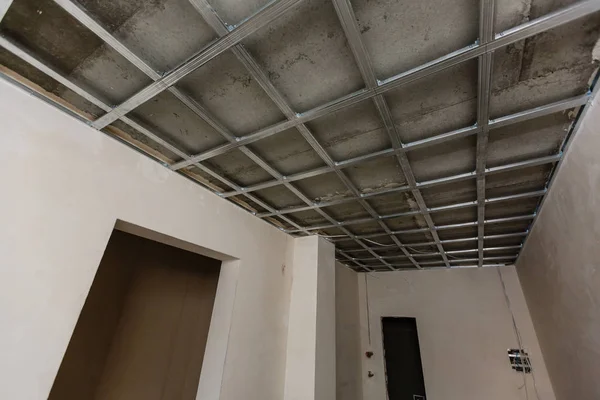 Потолок Рама Изготовлена Металлического Профиля — стоковое фото